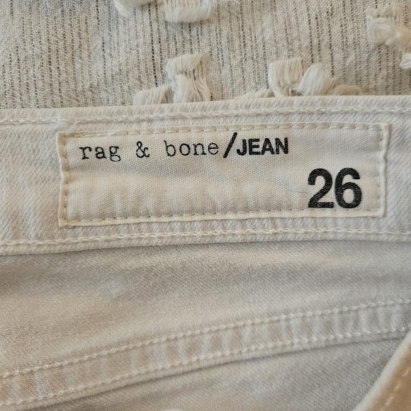 Rag & Bone Dre Capri White Jeans Size 26 - Picture 5 of 10